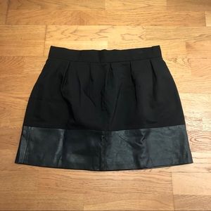 Zara Mini Leather Skirt